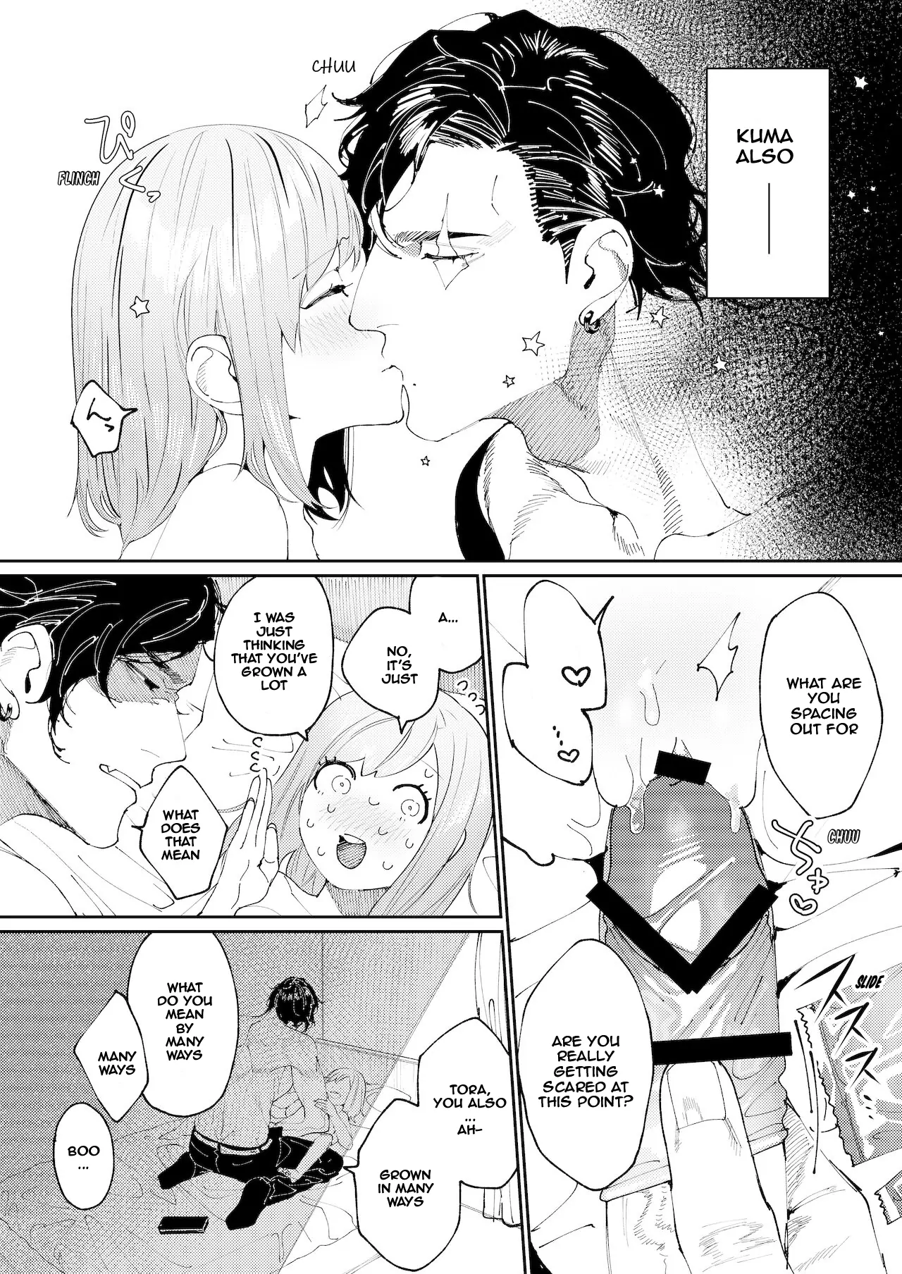 Kuma to Tora ~Taikaku-sa Osananajimi no Hajimete kara, Kemono ni Naru Futsuka Kan made ~ Chapter 1 - page 57